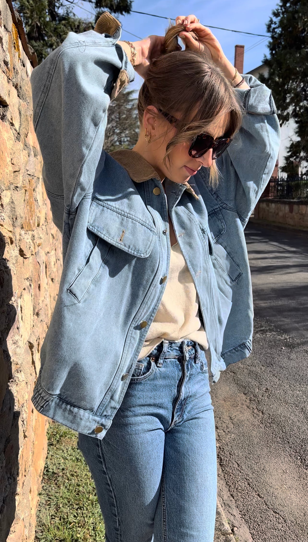 Veste en jean "Chloé"