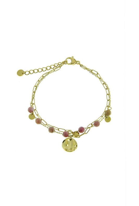 Bracelet "Rosa" acier inoxydable