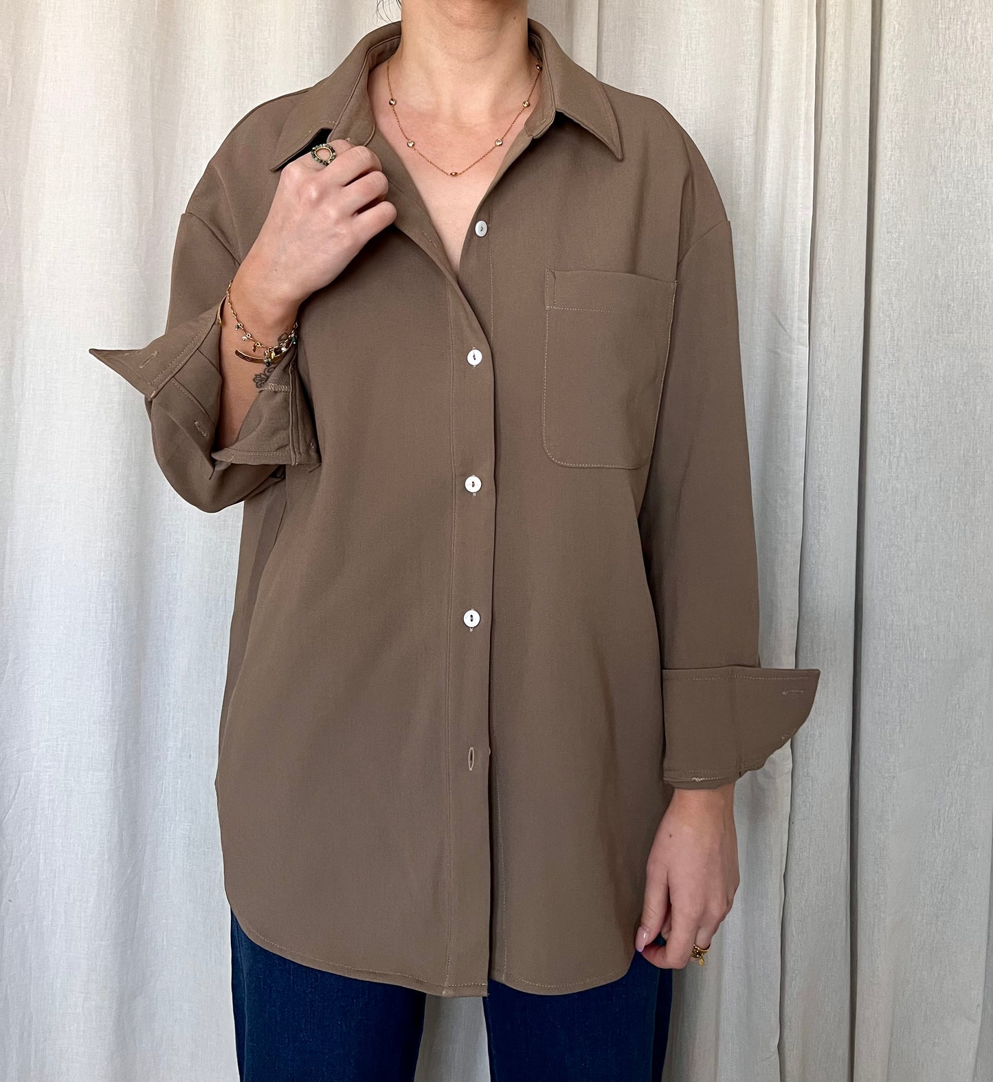 Chemise oversize "Ambre"